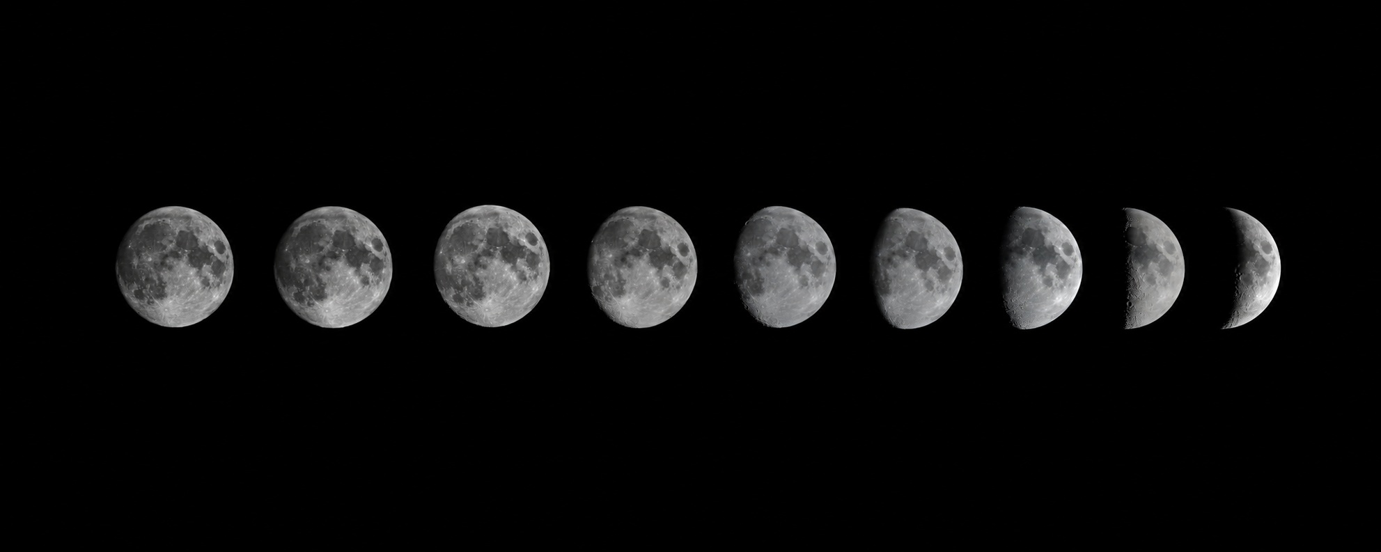 Sequenza delle fasi lunari