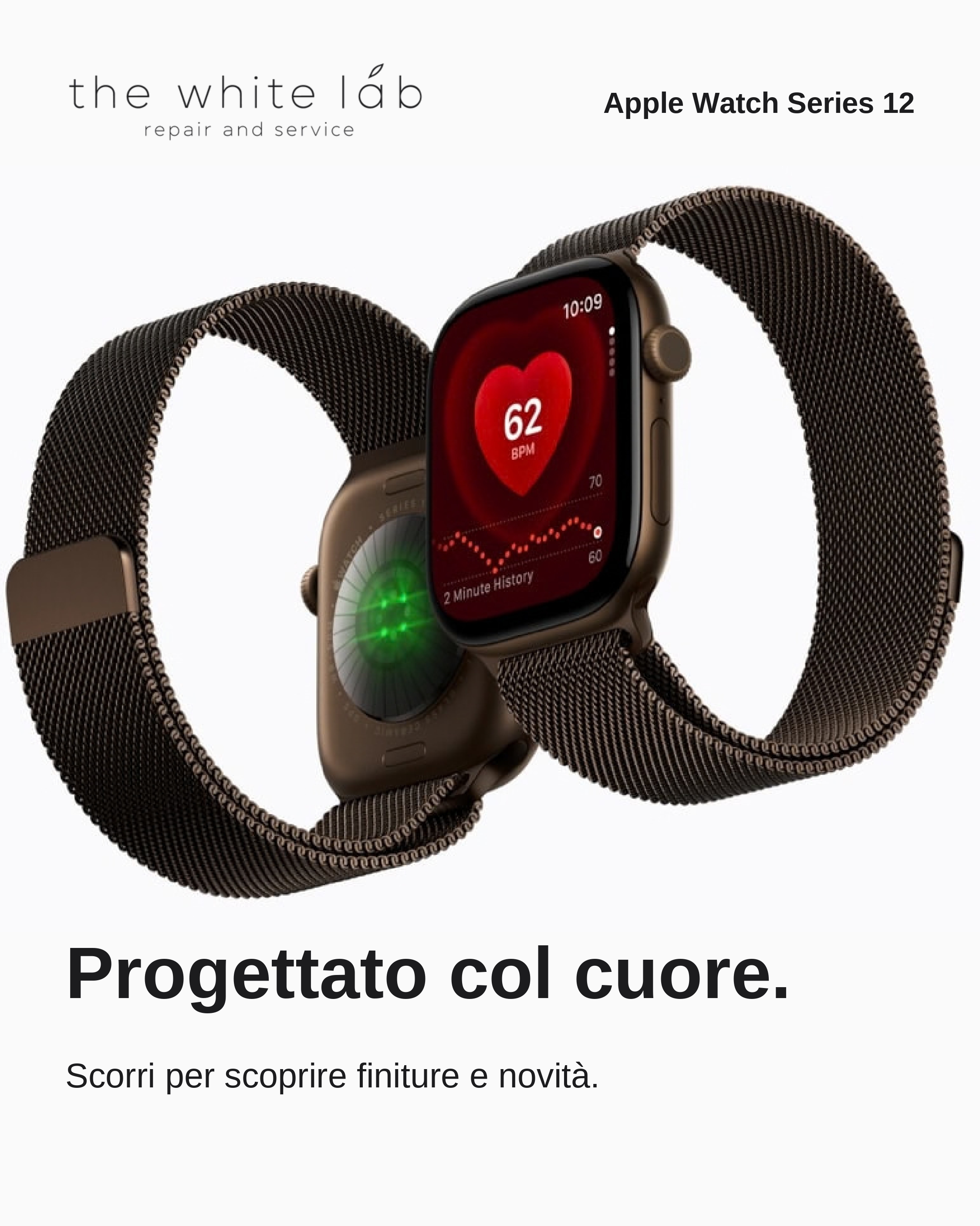 The White Lab, grafica 1 del carosello promozionale